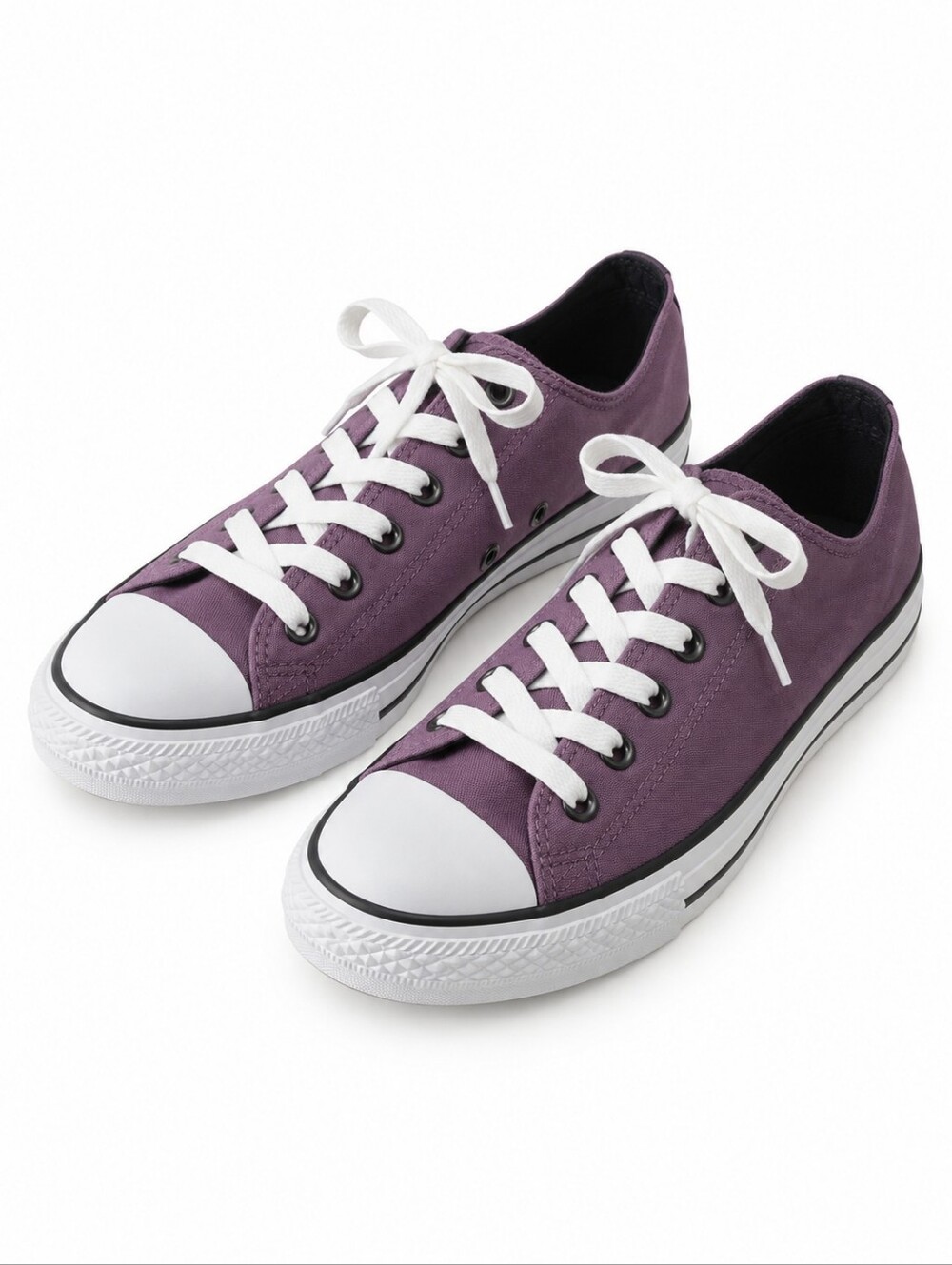 NWOT Converse Chuck Taylor All Star Purple Canvas Low-Top Sneakers Men 6 Women 8
